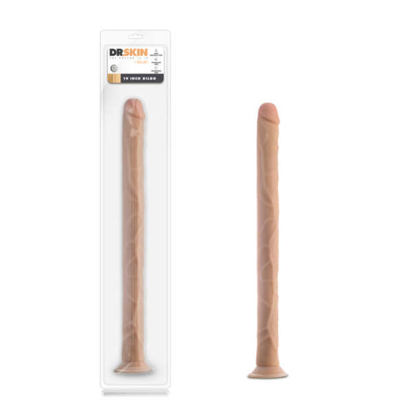 Dr. Skin Dildo 19in Beige