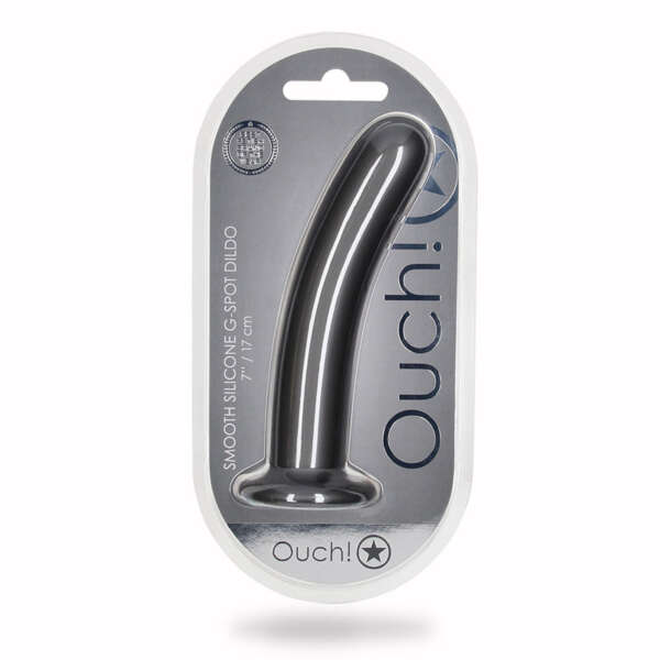 Shots Ouch Smooth Sili 7in GSpot Gun