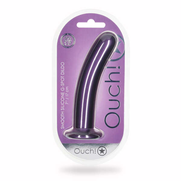 Ouch Smooth Sili 7in GSpot MetPur