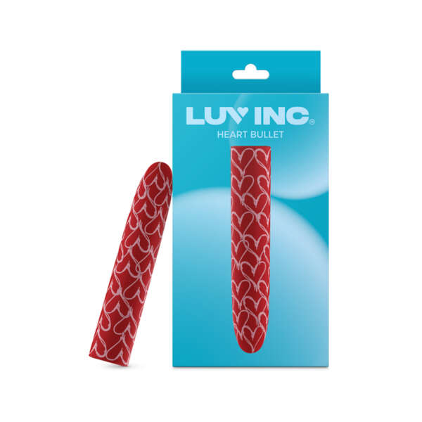 Luv Inc Hb82 Heart Bullet Red