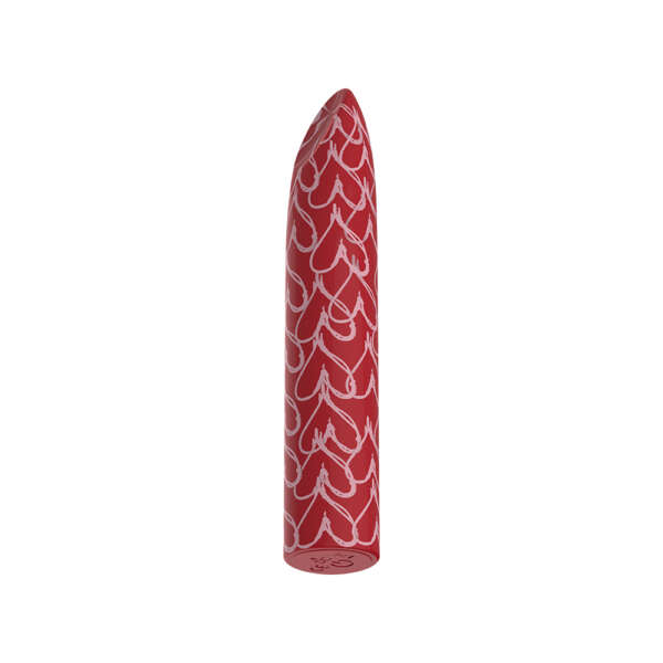 Luv Inc Hb82 Heart Bullet Vibrator Red
