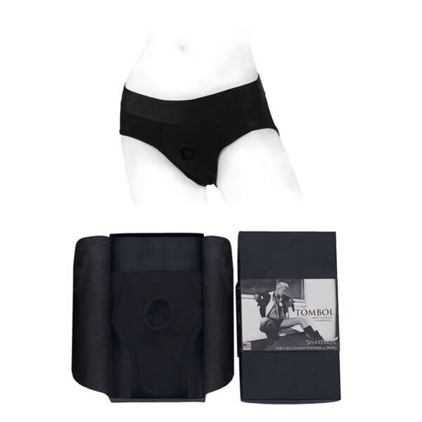 SpareParts Tomboi Rayon Briefs Blk XXS