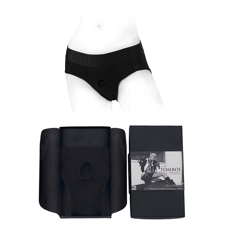 SpareParts Tomboi Rayon Briefs Blk 3XL