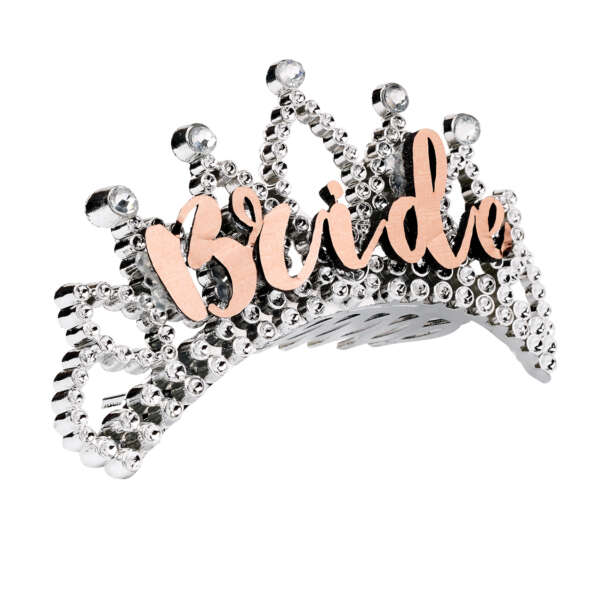 Bride Tiara - Rose Gold