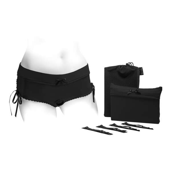 SpareParts Sasha Cinch Booty Short Blk S