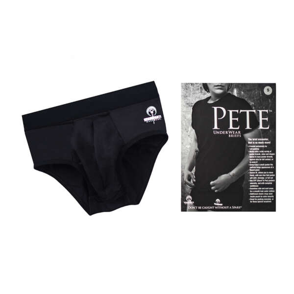 SpareParts Pete Briefs PackingUW Bk 3XL