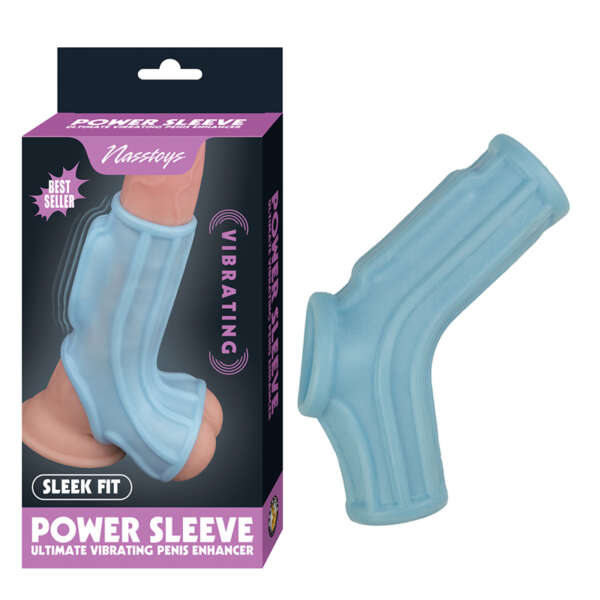 Vibrating Power Sleeve Sleek Fit Blue