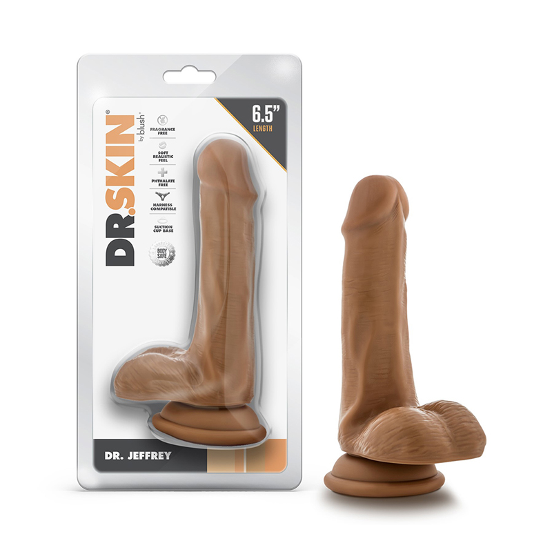 Dr. Skin Dr. Jeffrey Dildo/Ball 6.5in Ta