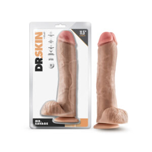 Dr. Skin Mr. Savage Dildo/Ball 11.5in Be