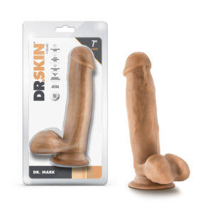 Dr. Skin Dr. Mark Dildo/Ball 7in Tan