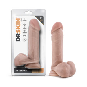 Dr. Skin Dr. William Dildo/Ball 8in Beig