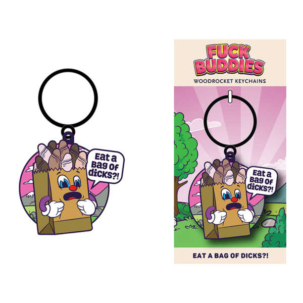 Fuck Buddies Keychain Bag of Dicks