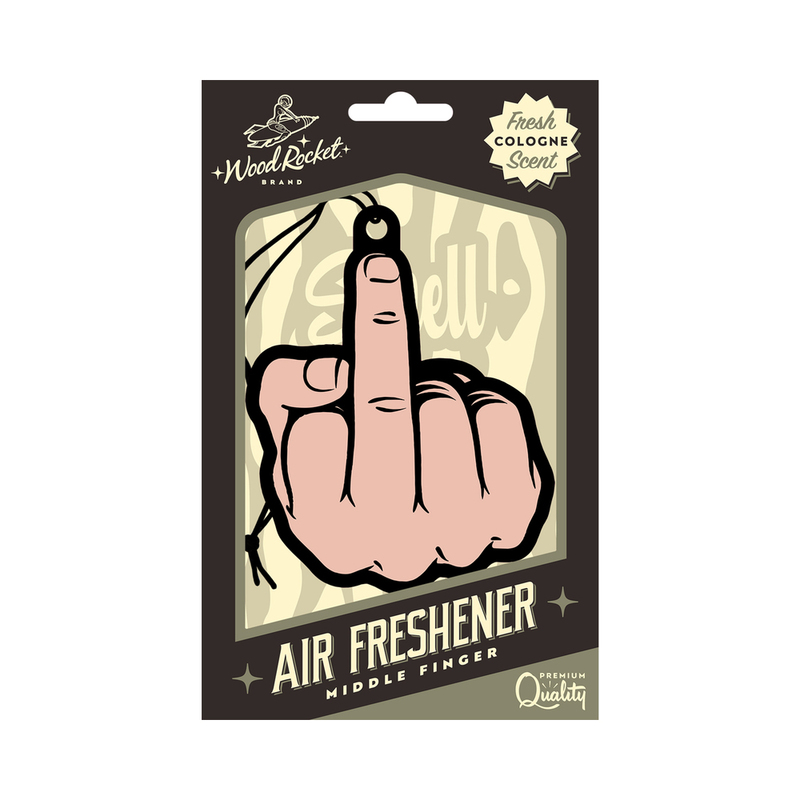 Wood Rocket Air Freshener Mid Finger Pea