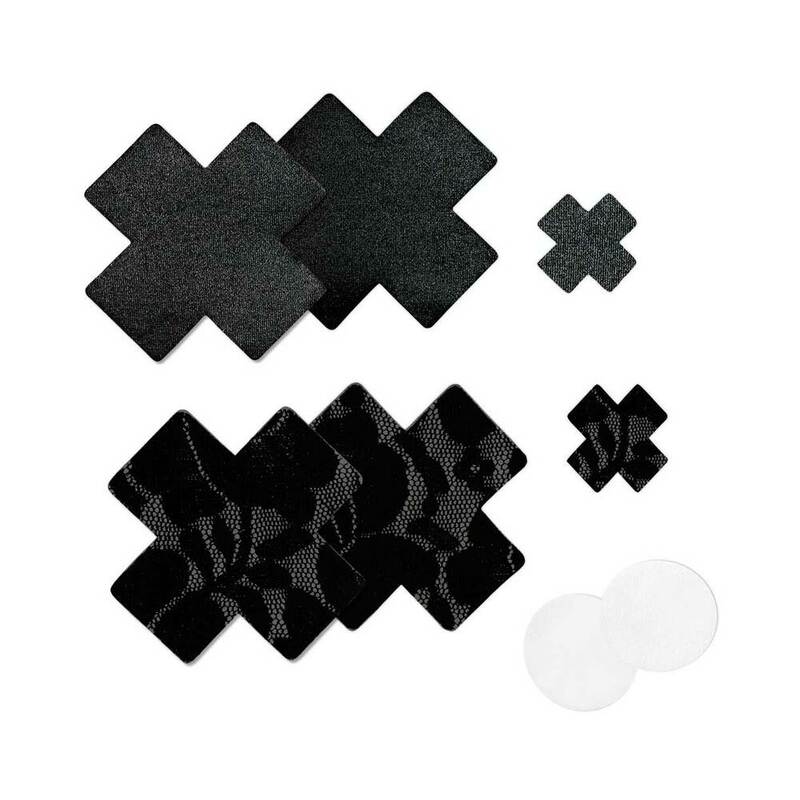 Nippies Basic Black Crosses Pasty Size B