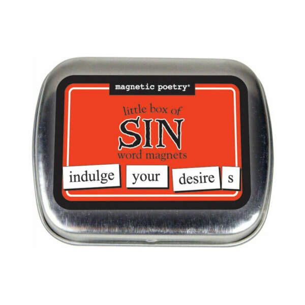 Magnetic Poetry Little Box of Sin Word
