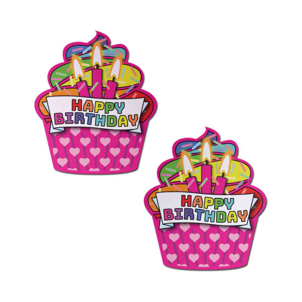 Pastease Happy Birthday Cupcake Pink
