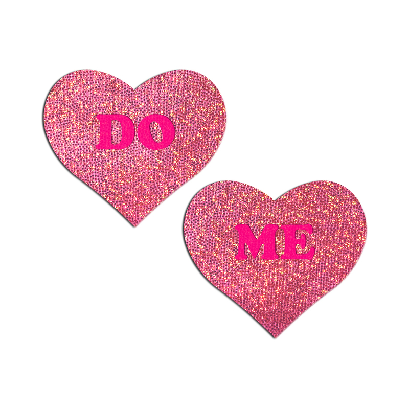 Pastease Glitter 'Do Me' Heart Pink