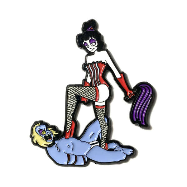 G&K Mistress Goth Girl Enamel Pin