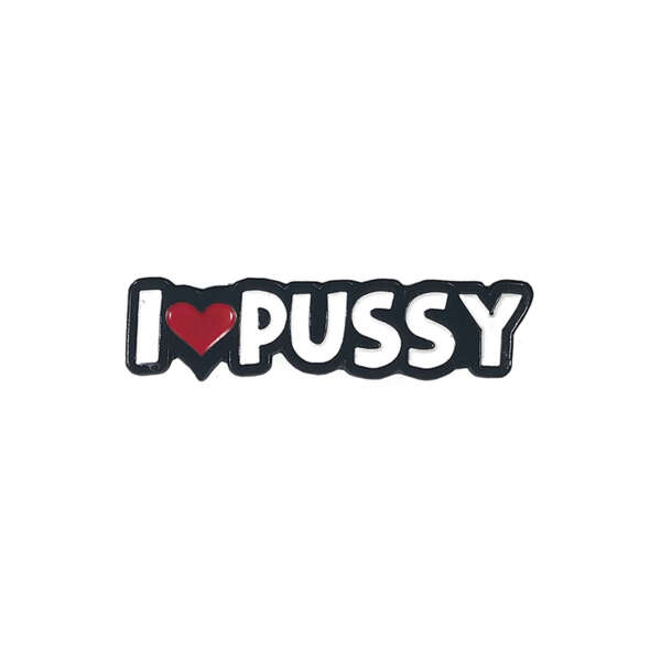 G&K I Heart Pussy Enamel Pin