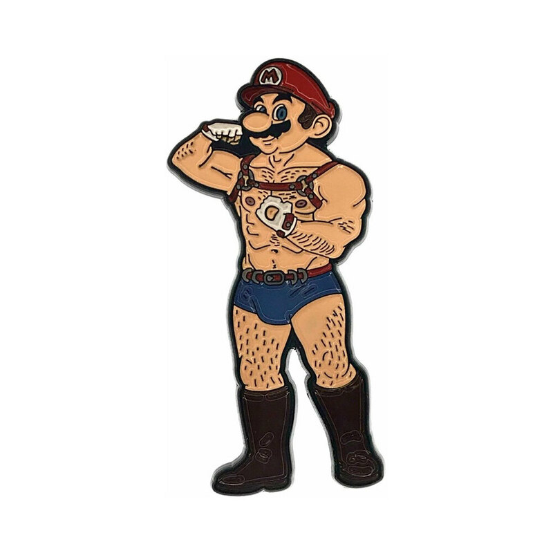 G&K Mo Enamel Pin