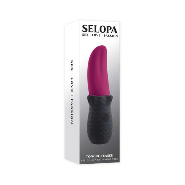 Selopa Tongue Teaser Vib Recharge Pk/Bk