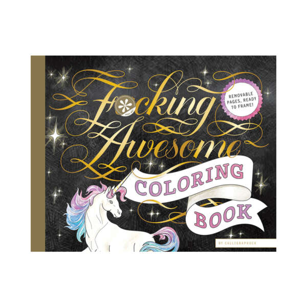 Calligraphuck Fucking Awesome Coloring