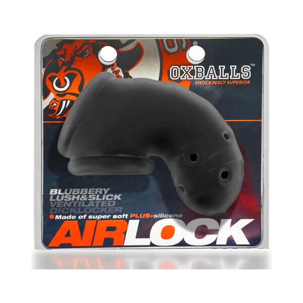 OxBalls Airlock Air-Lit Vent Chast Bk Ic