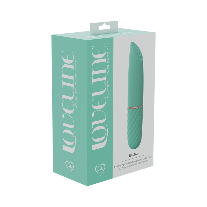 LoveLine Beso Vibrating MiniLipstick Grn