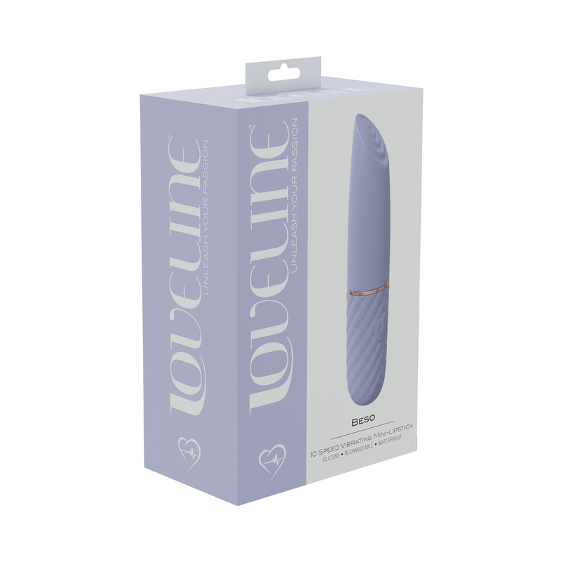LoveLine Beso Vibrating MiniLipstick Lav