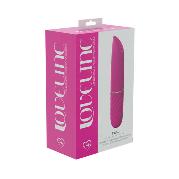 LoveLine Beso Vibrating MiniLipstick Pnk