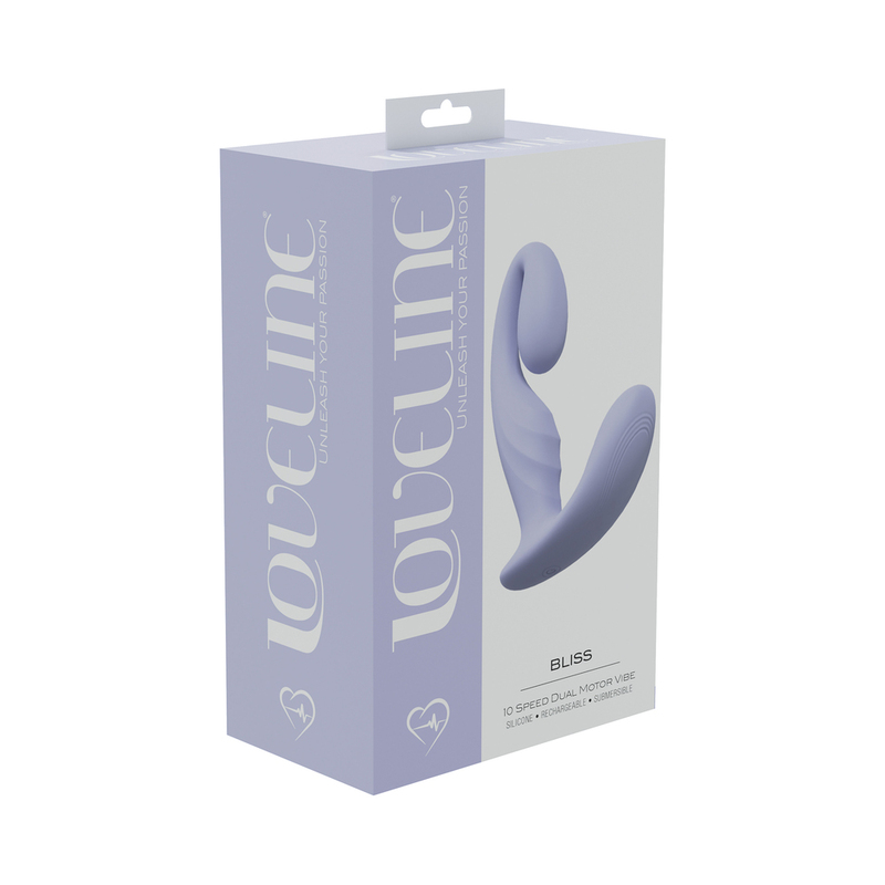 LoveLine Bliss Dual Motor Vibe Lavender