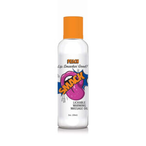 Smack Lickable Massage Oil Peach 2oz