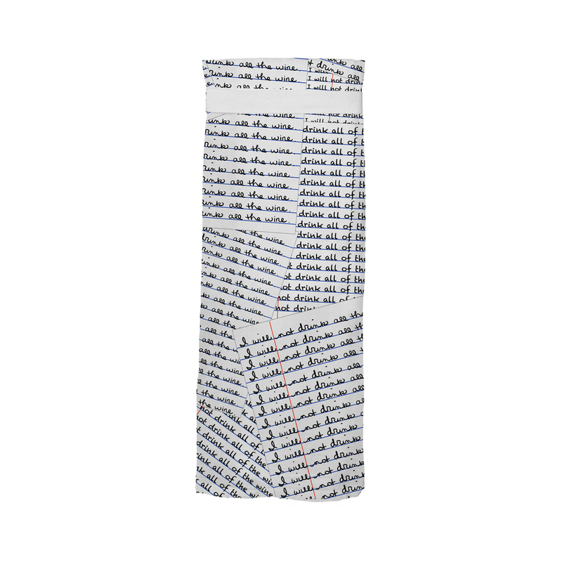 TW I Will Not Drink All Wine Flour Towel