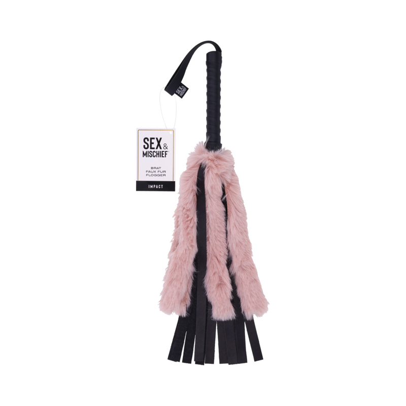 SS S&M Brat Faux Fur Flogger