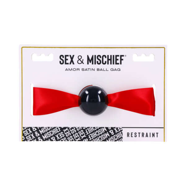 SS S&M Amor Satin Ball Gag