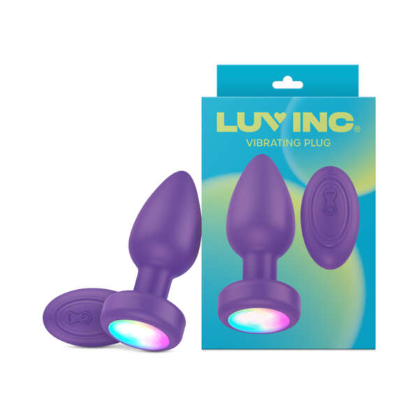Luv Inc Pr17: Vibrating Plug W/Remote Pu