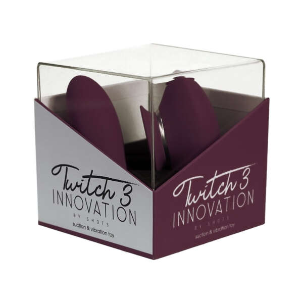 Twitch 3 Sili Recharg Vibr Suct Burgundy