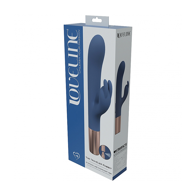 LoveLine Traveler Rabbit Sili Rech Bl/Gy