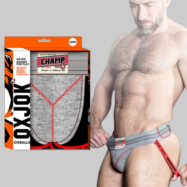 Oxballs Champ Vintage Sweat Jock Gray XL