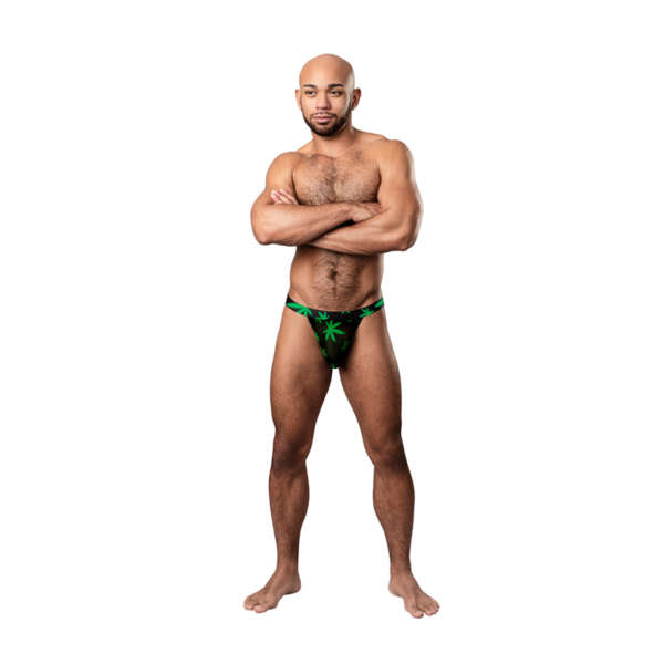 MP Hazy Dayz Micro Thong Pot Leaf S/M