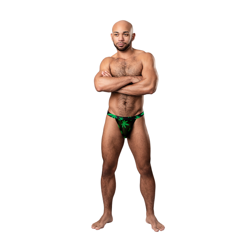 MP Hazy Dayz Micro Thong Pot Leaf L/XL
