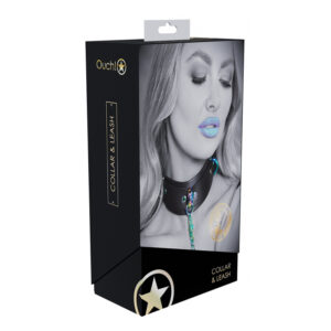 Ouch! Venice Collection Collar w/ Leash