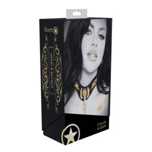 Ouch! London Collection Collar w/ Leash