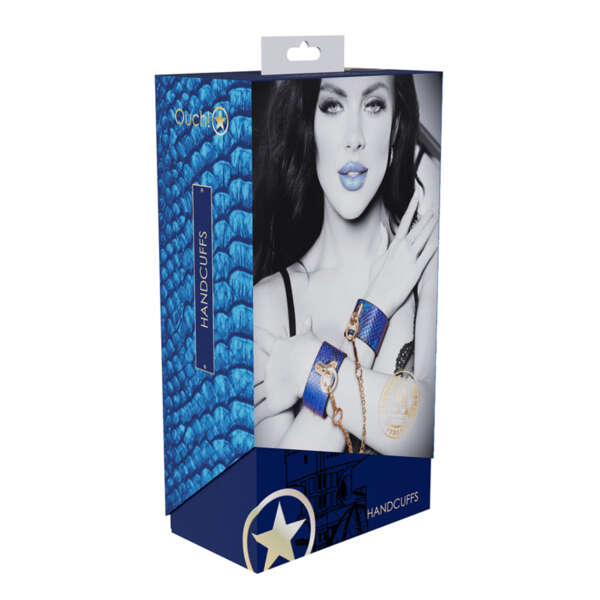 Ouch Florence Collection Handcuffs Blue