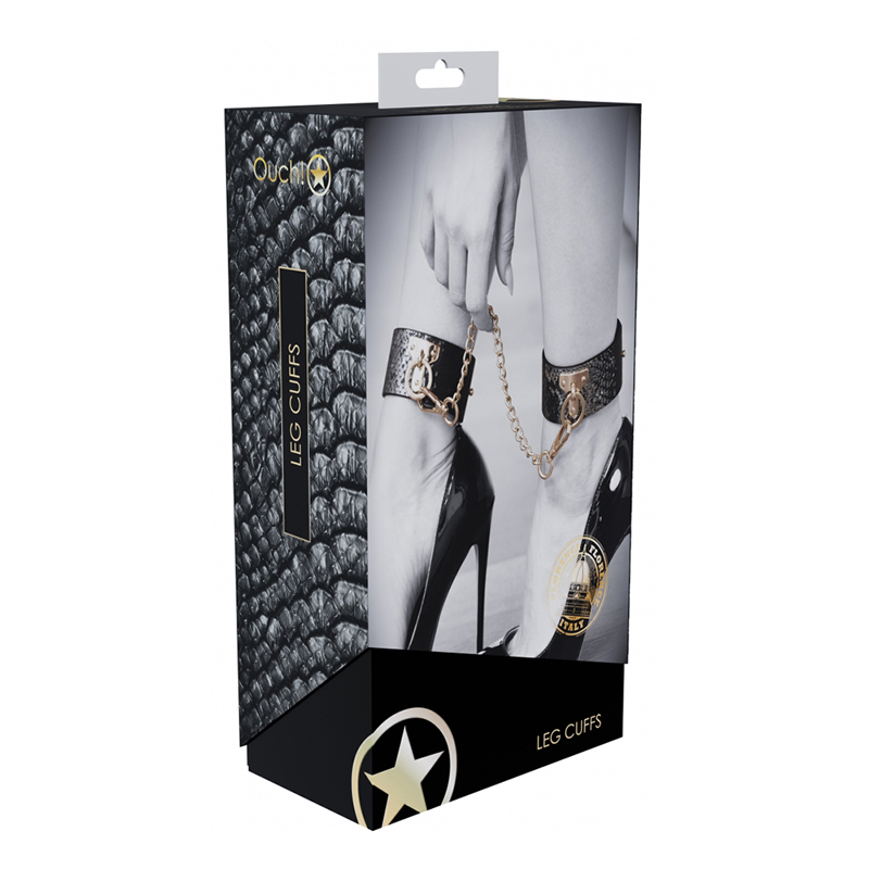 Ouch Florence Collection Leg Cuffs Black