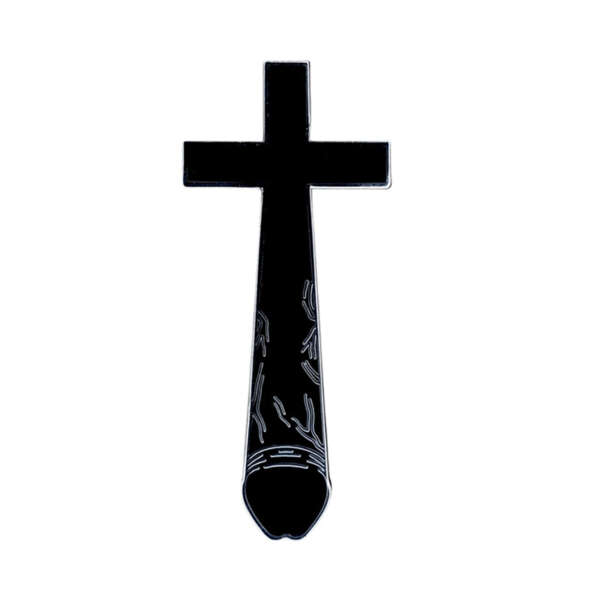 G&K Crucifux Enamel Pin