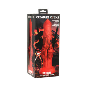 Creature Cocks Fire Hound Sili Dildo L