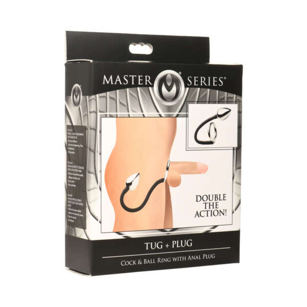 Master Series Tug + Plug C&B-Ring w/Plug