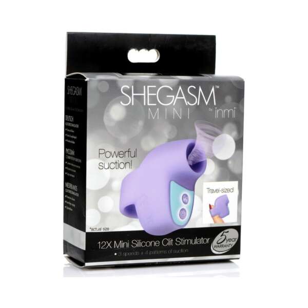 Shegasm Mini 12X Mini Sili Clit Stim Pur
