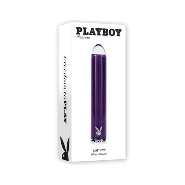 PB Amethyst Rechargeble Glass Vibe Purpl